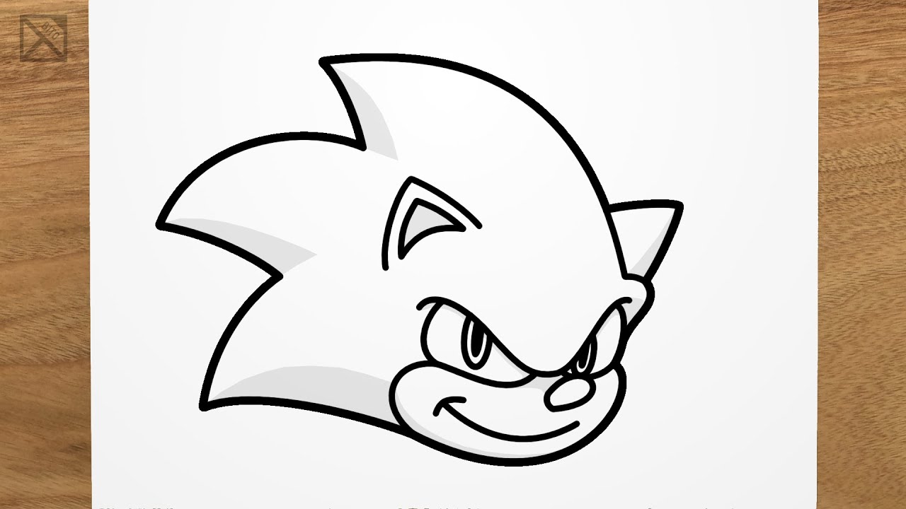 Como DESENHAR o SONIC do FILME (PASSO A PASSO), Cómo DIBUJAR a SONIC  PELÍCULA