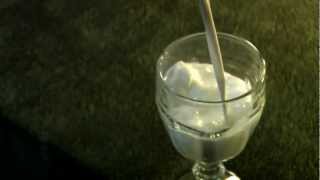 Pouring Milk Slow Motion