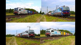 [Vectron Party] SBB Cargo International Siemens Vectron mit Güterzügen in Mainz Bischofsheim