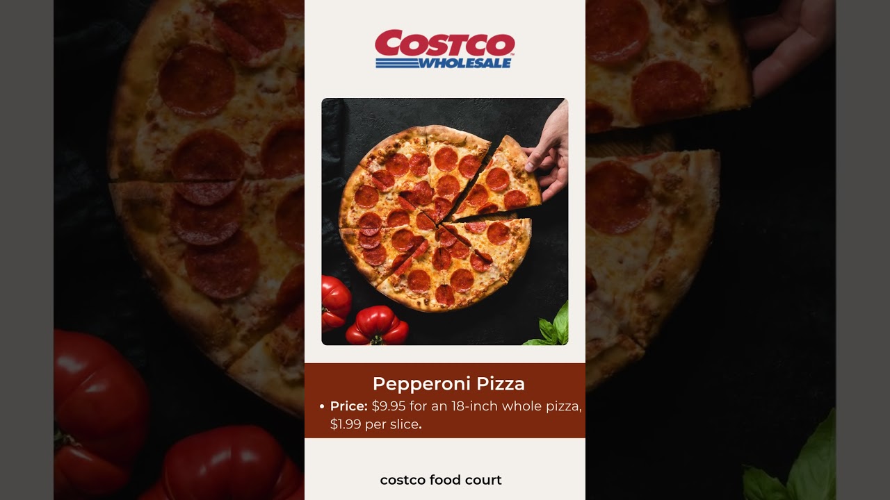 Costco Pizza Menu with Prices 2025FoodCourtMenu 
