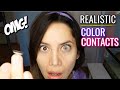 I Found The Most REALISTIC Colored Contacts For Dark Eyes *NO BUG EYE EFFECT*