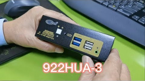 CKL-922HUA-3 USB 3.0 HDMI KVM Switch Dual Monitor - Unboxing and How to Hook up
