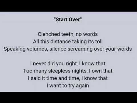 Imagine dragons - Start Over(lyrics)