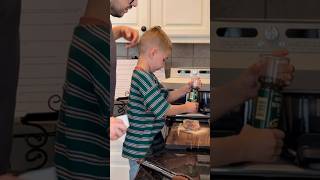 4 Year Old Cooks Dinner For Two!