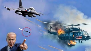 TERRIFYING MOMENT! Russian Yak 101 pilot shoots down 8 US reconnaissance helicopters in MOSCOW