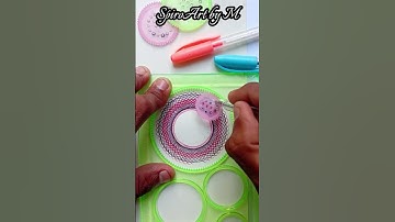 Watch this spirograph come to life #satisfying #art #asmr