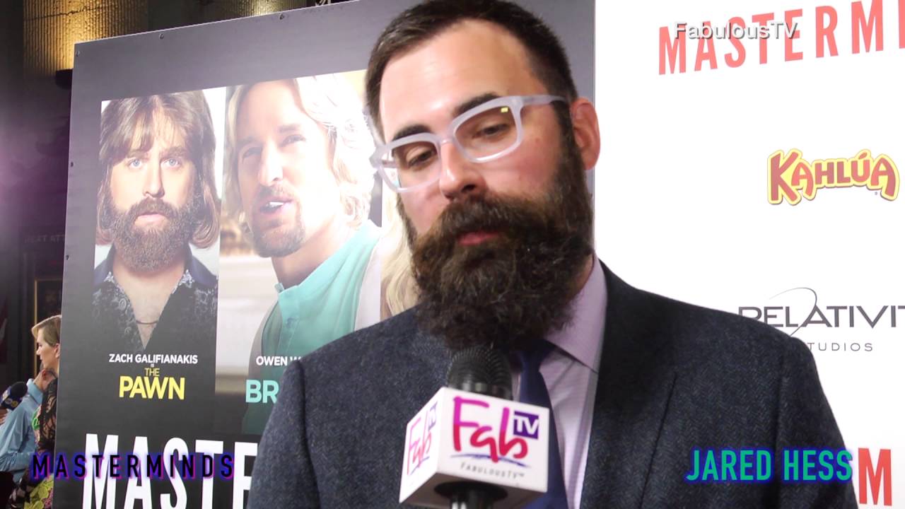 press junkets meaning Director Jared Hess at the 'MASTERMINDS' red carpet on FabulousTV