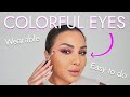 Wearable colorful eyeshadow tutorial  nina ubhi