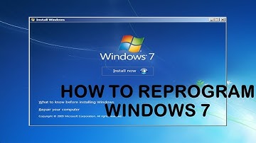 CSS NC II - How to Reprogram Windows 7(step by step)-Tagalog