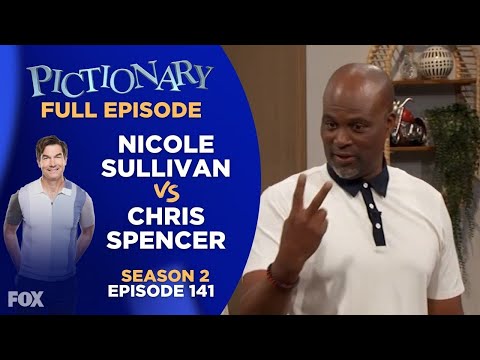 Ep 141. Spinning Sketches | Pictionary Game Show: Nicole Sullivan & Chris Spencer