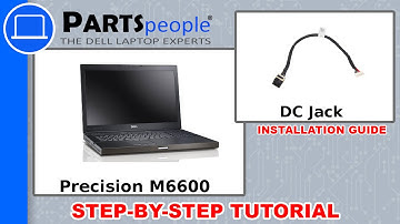 Dell Precision M6600 DC Jack How-To Video Tutorial