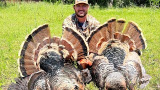 Late Season TURKEY ACTION {Catch Clean Cook} Doubled Up