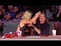 Simon Cowell TEACHES Julianne Hough How To Say NO and Hit Red! | America's Got Talent 2019