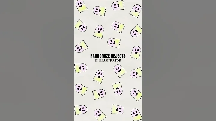 How to randomize objects in #adobeillustrator 👻 #illustratortutorial #graphicdesign