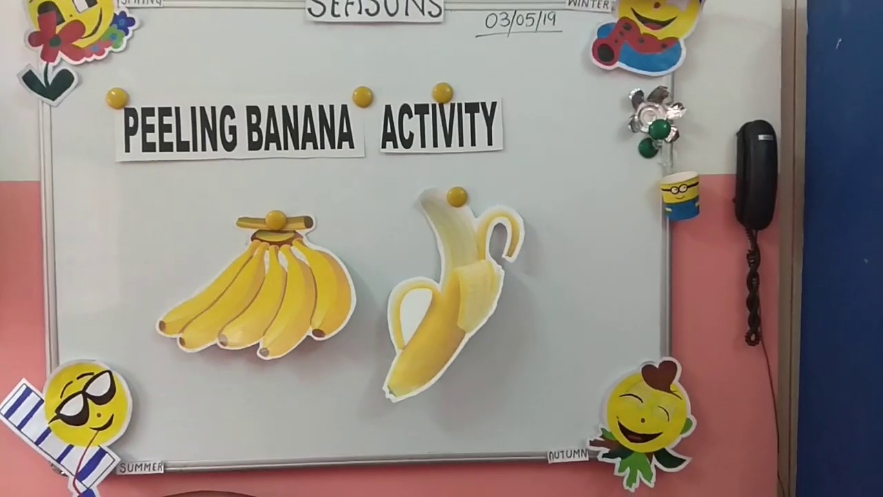 Peeling of Banana