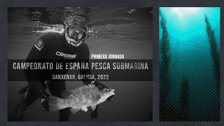 PRIMERA JORNADA  CAMPEONATO DE ESPAÑA PESCA SUBMARINA 2023 SANXENXO