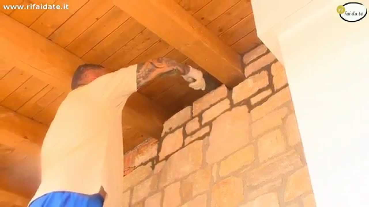 Rivestire una parete in pietra parte 2 youtube
