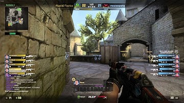 MLG Columbus 2016 CSGO - Super Intense Round Mouz vs F3: ChrisJ 1v3