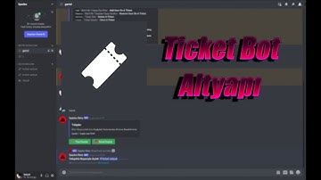 Butonlu Ticket Botu Altyapısı
