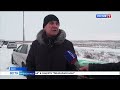 Низовая метель парализовала движение на трассах Оренбургской области