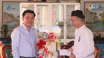 Lãnh đạo tỉnh thăm, chúc mừng các tổ chức tôn giáo dịp Tết Giáp Thìn 2024 I LONG AN TV