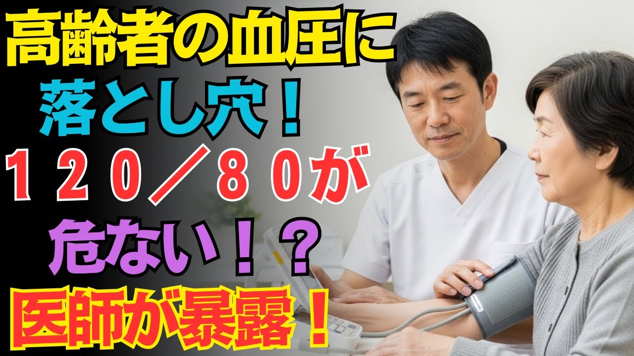 ６５歳以降に血圧１２０／８０を目指すと救急室行き？命を守るために今すぐ知ってほしい本当の話｜高齢者に危険な血圧管理