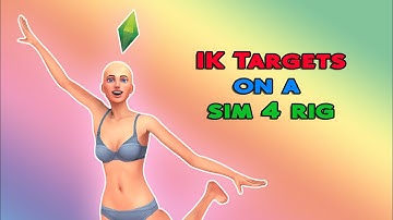 The Sims 4 Tutorial - Make posing easier by adding IK targets
