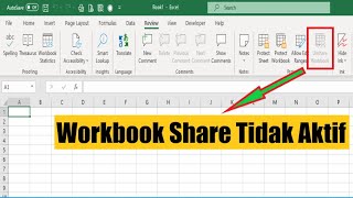 Cara Mengaktifkan Workbook Sharing Microsoft Excel 2016 dan Office 365 (Windows 10 Pro)