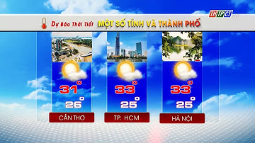 Dự báo thời tiết TP. Cần Thơ 4/6/2023| THTPCT