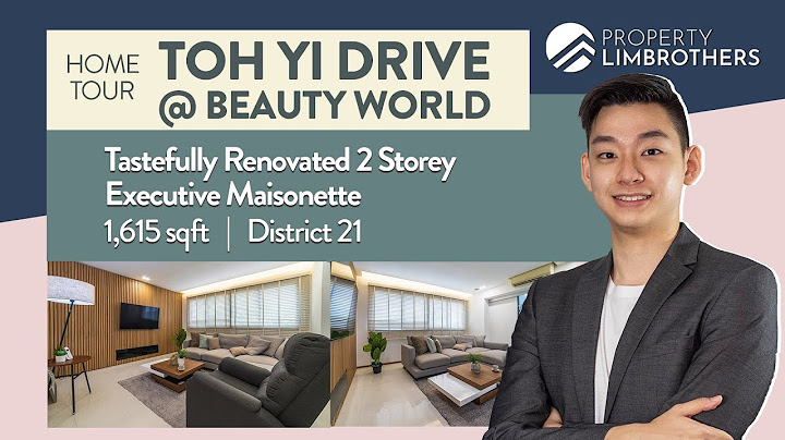2 Toh Yi Drive | 2-Storey Executive Maisonette | D21 | $1M | Singapore Home Tour | Shawn Tay