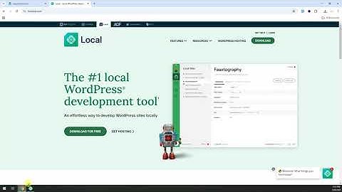 #1 Advanced WordPress Theme Development [ Portfolio Website ] - Local Environment - localwp.com