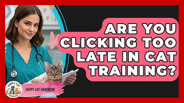 Are You Clicking Too Late In Cat Training? - Happy Cat Handbook