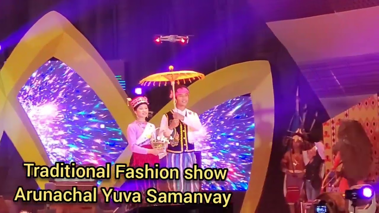 Traditional Fashion show at Arunachal Yuva Samanvay, Lumdung on 13/03/2023