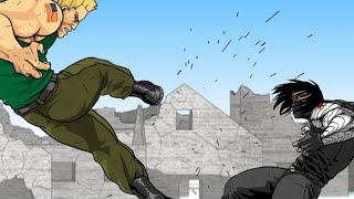WINTER SOLDIER Vs GUILE (Full Version) - Super Soldiers Clash | REACTION!!!!? #ANIMATION 