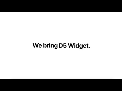 D5 Widget|Virtual Reality, Stage Light, Color Grading, EXR, Sequence of Frames (D5 Official)