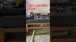 Big Enough? Huge Granite Plate! #machine #cnclathe #machinist #lathe #granite #plate #tools #machine