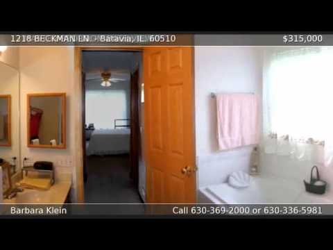 1218 BECKMAN LN., Batavia, IL home video tour