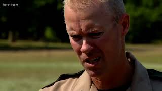 In rough terrain, cadets train as conservation officers