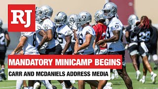 Raiders begin mandatory minicamp