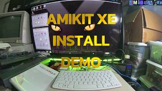 Amikit XE Unboxing Amiga OS Install Setup Demo