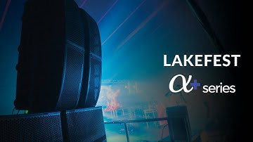 NEXO Alpha+ system at Lakefest 2025