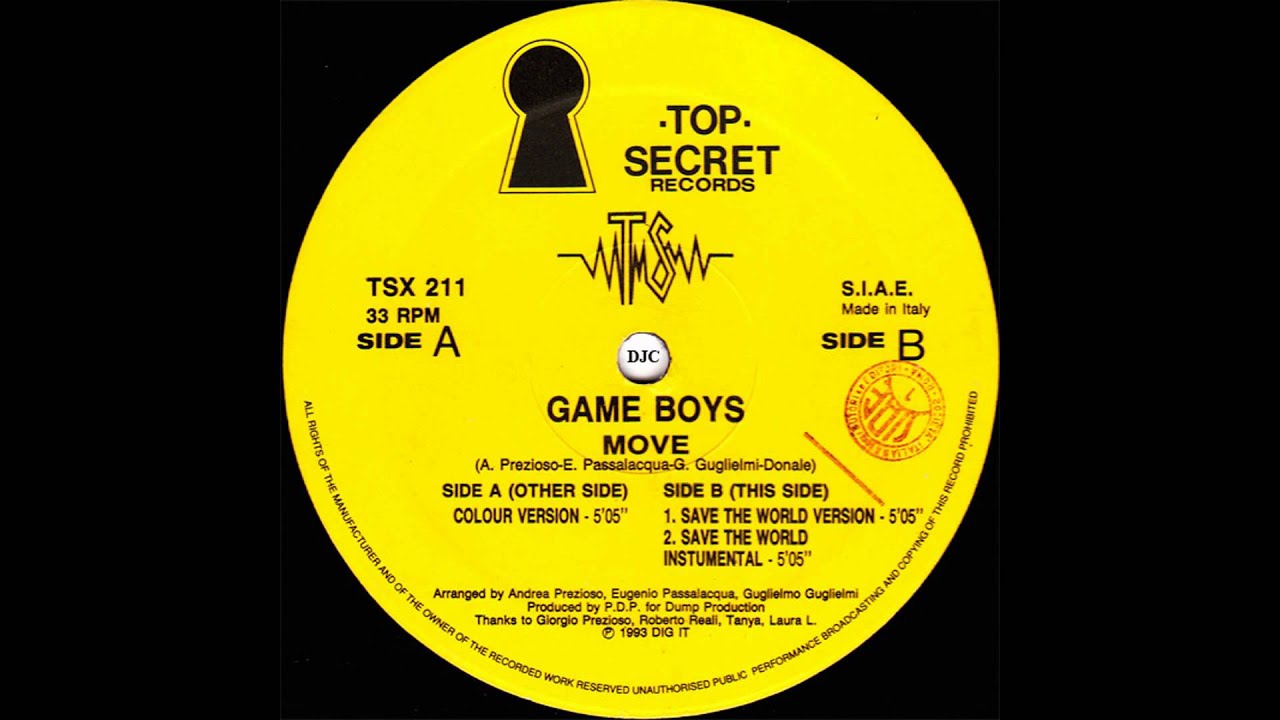 Watch Game Boys - Move (Colour Version) _1993_ on YouTube Watch Game Boys - Move (Colour Version) _1993_ on YouTube
