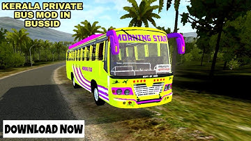 Kerala Private Bus Mod in Bus Simulator Indonesia - Bussid Bus Mod - Bussid Car Mod - BUSSID