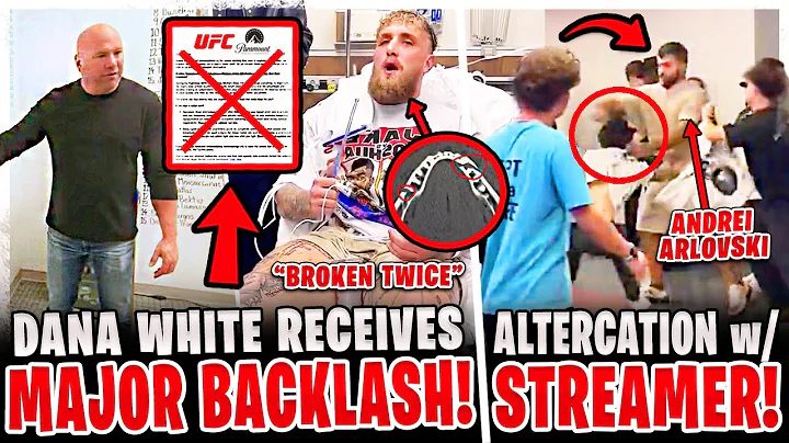 Dana White RECEIVES MAJOR BACKLASH! UFC Fighter in ALTERCATION at Jake Paul vs Anthony Joshua!