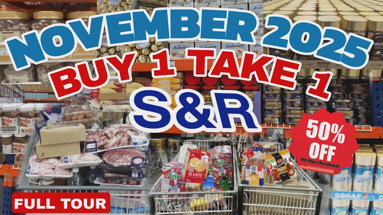 S&R 🇵🇭NOVEMBER 2025 | FULL TOUR | BUY 1 TAKE 1 | MASSIVE SALE! AND NEW PRODUCTS | #Len TV Vlog