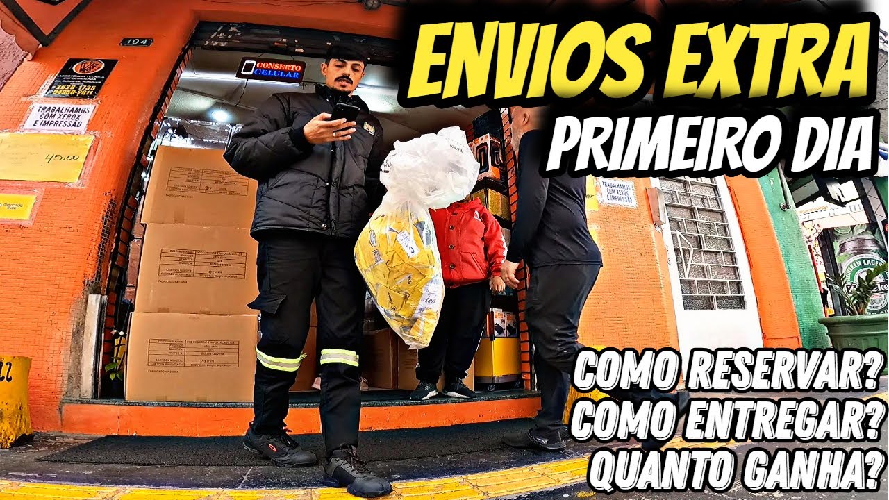 ENVIOS EXTRA MERCADO LIVRE | Meu primeiro dia, valeu pena? | Tela gravada Passo a Passo