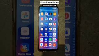 OnePlus Nord Call Cut Problem Suddenly Press The Power Button #calling