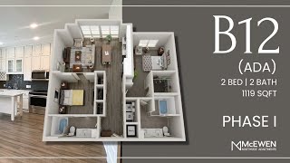 B12 | #2-1011 ADA | Phase I | Two Bedroom | Virtual Tour | McEwen Northside Apartments