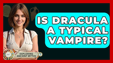 Is Dracula A Typical Vampire? - Exploring Ancient Myths