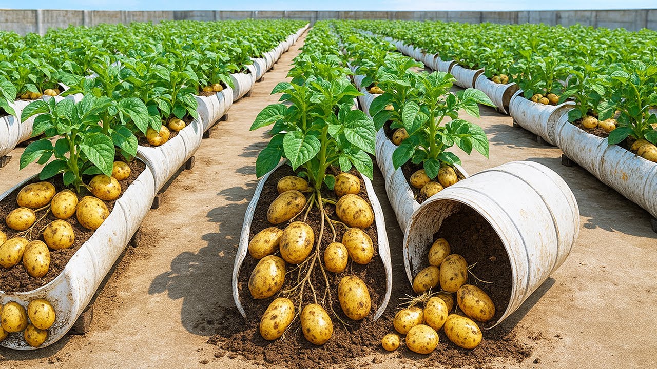 Я попробовал вырастить картофель в контейнере — результаты меня шокировали.